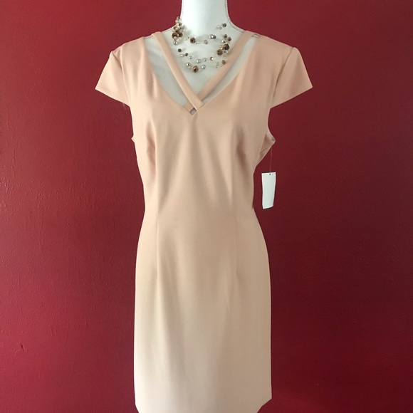 NWT: Peach Connected Apparel dress. Sz. 12 - Picture 7 of 12